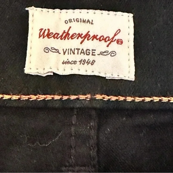 NWT Men’s Denim by Original Weather Proof Vintage Weather Soft Black Jeans - Picture 7 of 10
